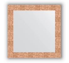 Зеркало 66х66 см соты медь Evoform Definite BY 3146