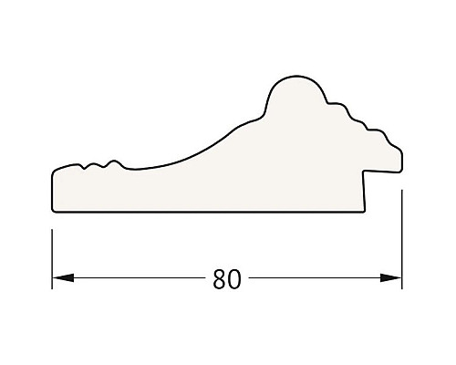 Заказать Зеркало 75х105 см сусальное золото Evoform Exclusive BY 1294 в магазине сантехники Santeh-Crystal.ru