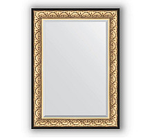 Зеркало 80х110 см барокко золото Evoform Exclusive BY 1301
