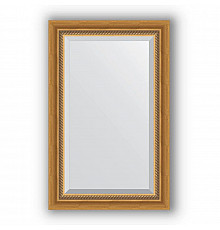 Зеркало 53х83 см состаренное золото с плетением Evoform Exclusive BY 3405