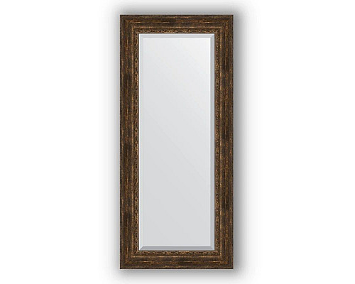 Приобрести Зеркало 72х162 см состаренное дерево с орнаментом Evoform Exclusive BY 3586 в магазине сантехники Santeh-Crystal.ru