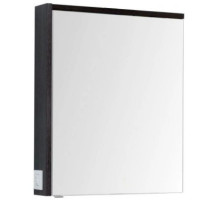 Зеркальный шкаф 69,5х85 см эвкалипт мистери/белый глянец R Aquanet Фостер 00202061