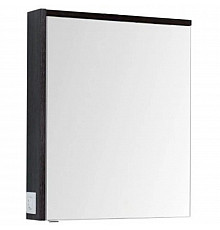 Зеркальный шкаф 69,5х85 см эвкалипт мистери/белый глянец R Aquanet Фостер 00202061