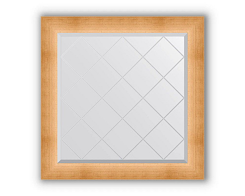 Купить Зеркало 86х86 см травленое золото Evoform Exclusive-G BY 4524 в магазине сантехники Santeh-Crystal.ru