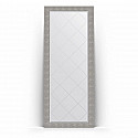 Зеркало напольное 81х201 см чеканка серебряная Evoform Exclusive-G Floor BY 6383 Зеркало напольное 81х201 см чеканка серебряная Evoform Exclusive-G Floor BY 6383