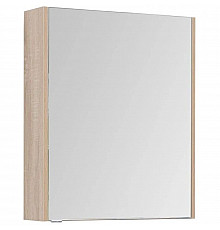 Зеркальный шкаф 62,2х75 см дуб сонома R Aquanet Остин 00201733