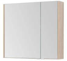 Зеркальный шкаф 82,5х75 см дуб сонома L Aquanet Остин 00201729