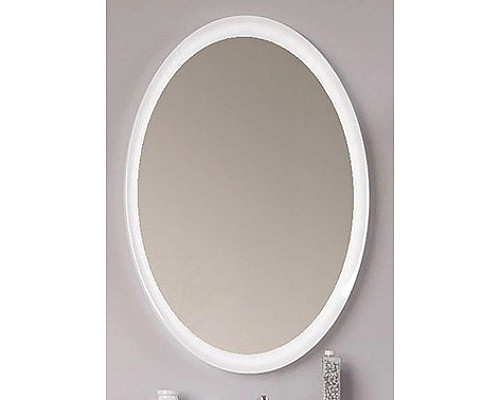 Приобрести Зеркало белый глянец 60х90 см Marka One Arrondi У73235 в магазине сантехники Santeh-Crystal.ru