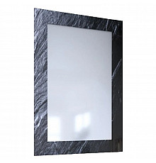 Зеркало 60х80 см черный дикий камень Marka One Glass У73246