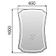 Купить Зеркало 65х100 см Marka One Neoclassic 2 У52206 в магазине сантехники Santeh-Crystal.ru
