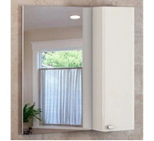 Зеркальный шкаф 75х80 см белый глянец Comforty Неаполь 00004147561