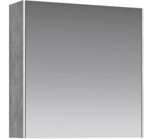 Зеркальный шкаф 61х60 см бетон светлый L/ R Aqwella 5 Stars Mobi MOB0406/ MOB0717BS/ Z