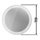 Приобрести Зеркало 70х70 см Duravit Happy D.2 Plus HP7480S0000 в магазине сантехники Santeh-Crystal.ru