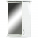 Зеркальный шкаф 50х76 см белый глянец Orange Диана Di-50ZS