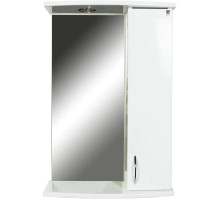 Зеркальный шкаф 50х76 см белый глянец Orange Диана Di-50ZS