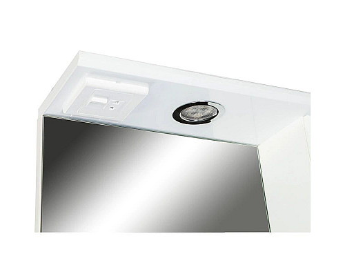 Купить Зеркальный шкаф 55х108 см белый глянец Orange Стиль St-55ZS в магазине сантехники Santeh-Crystal.ru