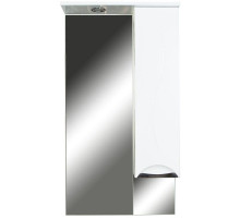 Зеркальный шкаф 57х108 см белый глянец Orange Глория Gl-60ZS