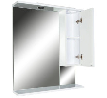 Зеркальный шкаф 75х87 см белый глянец Orange Глория Gl-75ZS