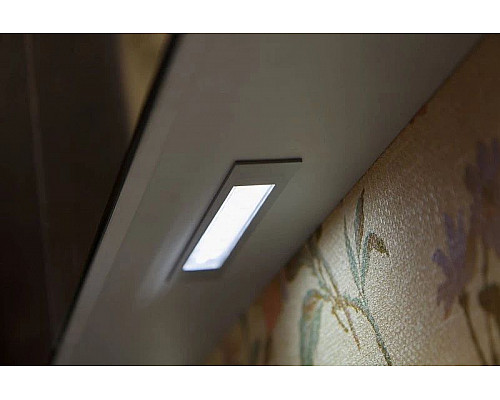 Приобрести Зеркальный шкаф с нижней подсветкой 80х70 см BelBagno SPC-2A-DL-BL-800 в магазине сантехники Santeh-Crystal.ru