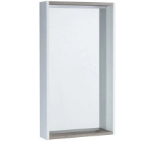 Зеркало 45,9х81,9 см белый глянец/джарра Акватон Бэлла 1A221702BBAZ0