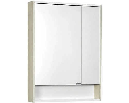 Santeh-Crystal.ru: Зеркальный шкаф 65х86 см белый глянец/ясень фабрик Акватон Рико 1A215202RIB90 Приобрести Зеркальный шкаф 65х86 см белый глянец/ясень фабрик Акватон Рико 1A215202RIB90 в магазине сантехники Santeh-Crystal.ru