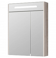 Зеркальный шкаф дуб фьорд 60х78 см Акватон Сильва 1A216202SIW60