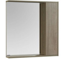 Зеркальный шкаф 80х83,3 см сосна арлингтон R Акватон Стоун 1A228302SX850