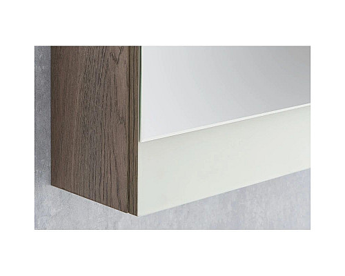 Заказать Зеркальный шкаф белый глянец/дуб навара 45,9х81,9 см Акватон Эмма 1A221802EAD80 в магазине сантехники Santeh-Crystal.ru