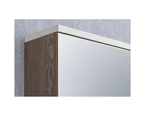 Заказать Зеркальный шкаф белый глянец/дуб навара 45,9х81,9 см Акватон Эмма 1A221802EAD80 в магазине сантехники Santeh-Crystal.ru