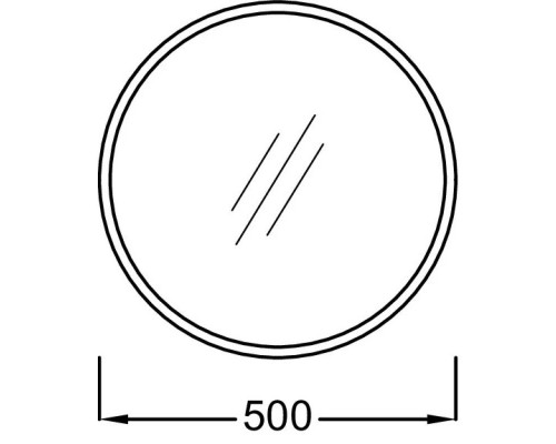 Купить Зеркало 50х50 см белый Jacob Delafon Odeon Rive Gauche EB1176-00 в магазине сантехники Santeh-Crystal.ru