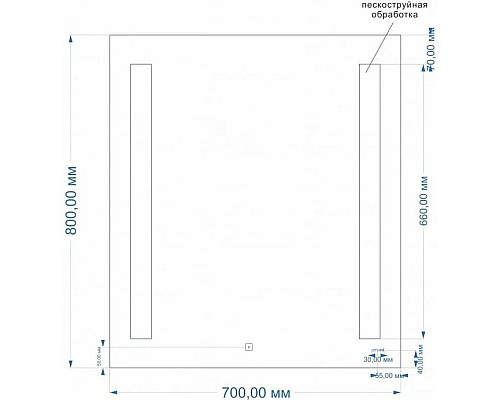 Santeh-Crystal.ru: Зеркало 70х80 см Cersanit Base LU-LED020x70-b-Os Заказать Зеркало 70х80 см Cersanit Base LU-LED020x70-b-Os в магазине сантехники Santeh-Crystal.ru