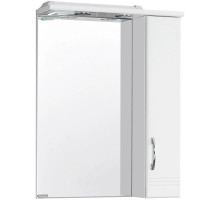 Зеркальный шкаф 58,6х79,8 см белый глянец R Акватон Онда 1A009802ON01R