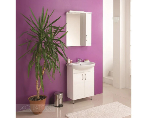 Заказать Зеркальный шкаф 58,6х79,8 см белый глянец R Акватон Онда 1A009802ON01R в магазине сантехники Santeh-Crystal.ru