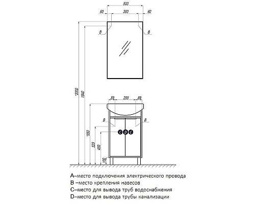Santeh-Crystal.ru: Зеркало 50х80 см Акватон Рико 1A216302RI010 Заказать Зеркало 50х80 см Акватон Рико 1A216302RI010 в магазине сантехники Santeh-Crystal.ru