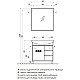 Купить Зеркало 80х80 см Акватон Рико 1A216502RI010 в магазине сантехники Santeh-Crystal.ru