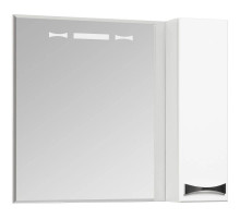 Зеркальный шкаф 80х86,8 см белый глянец R Акватон Диор 1A168002DR01R