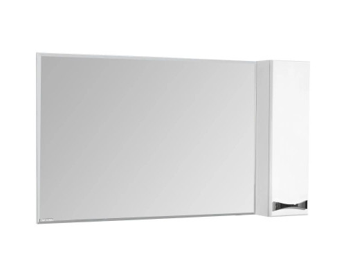 Купить Зеркальный шкаф 120х86,8 см белый глянец R Акватон Диор 1A110702DR01R в магазине сантехники Santeh-Crystal.ru
