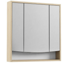 Зеркальный шкаф 76х85 см ясень коимбра Акватон Инфинити 1A192102IFSC0