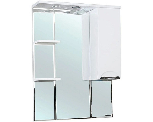 Santeh-Crystal.ru: Зеркальный шкаф 75х100 см белый глянец R Bellezza Альфа 4618812001014 Заказать Зеркальный шкаф 75х100 см белый глянец R Bellezza Альфа 4618812001014 в магазине сантехники Santeh-Crystal.ru