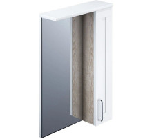 Зеркальный шкаф 50х83,9 см белый глянец/дерево R IDDIS Sena SEN5000i99