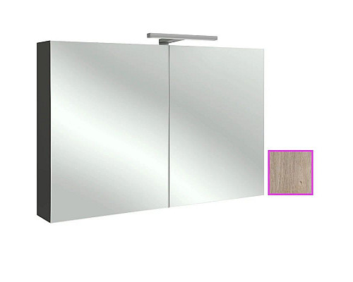 Купить Зеркальный шкаф квебекский дуб 100х65 см Jacob Delafon Odeon Up EB797RU-E10 в магазине сантехники Santeh-Crystal.ru