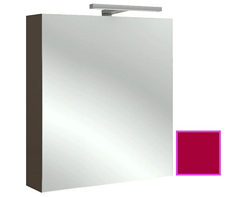Заказать Зеркальный шкаф левосторонний малиновый 60х65 см Jacob Delafon Odeon Up EB795GRU-R3 в магазине сантехники Santeh-Crystal.ru