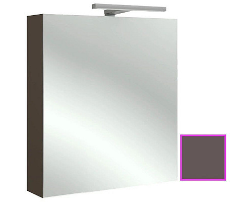 Купить Зеркальный шкаф левосторонний светло-коричневый 60х65 см Jacob Delafon Odeon Up EB795GRU-G80 в магазине сантехники Santeh-Crystal.ru