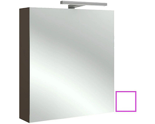 Приобрести Зеркальный шкаф правосторонний белый блестящий 60х65 см Jacob Delafon Odeon Up EB795DRU-G1C в магазине сантехники Santeh-Crystal.ru