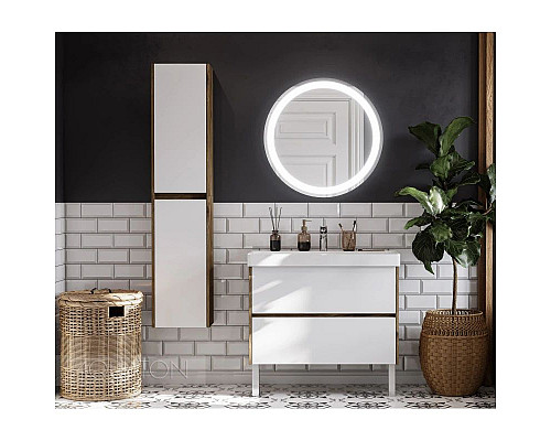 Купить Зеркало 85х85 см Акватон Анелло 1A260802AK010 в магазине сантехники Santeh-Crystal.ru