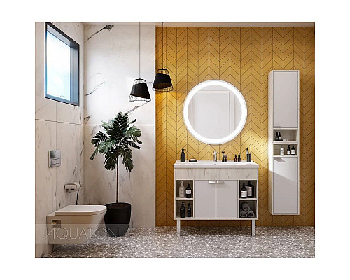 Купить Зеркало 85х85 см Акватон Анелло 1A260802AK010 в магазине сантехники Santeh-Crystal.ru