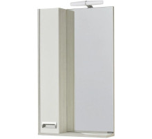 Зеркальный шкаф 50х85 см белый глянец/дуб сомерсет L Акватон Бекка 1A214502BAC20