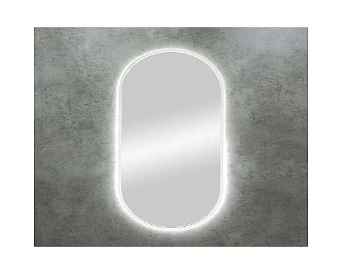 Купить Зеркало 70х120 см Art&Max Bari AM-Bar-700-1200-DS-F-White в магазине сантехники Santeh-Crystal.ru