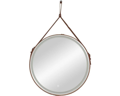 Купить Зеркало 65х65 см Art&Max Milan AM-Mil-650-DS-F-Brown в магазине сантехники Santeh-Crystal.ru