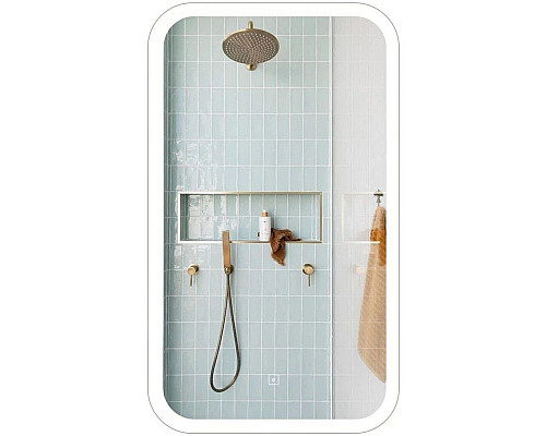 Купить Зеркало 40х70 см Art&Max Bianchi AM-Bianchi-400-700-DS-F в магазине сантехники Santeh-Crystal.ru